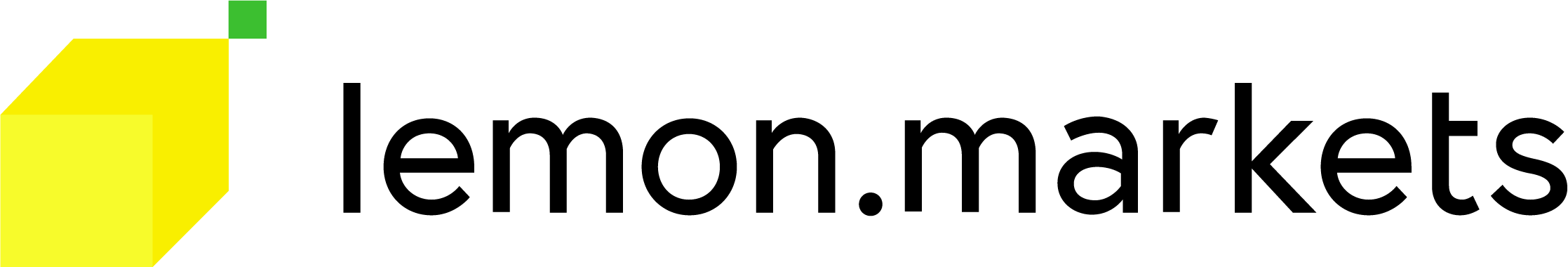 Logo von lemon.markets, eine seit 2025 100-prozentige Tochtergesellschaft der dwpbank Gruppe, bestehend aus einer Zitrone in Grafikdesign und Firmenname.